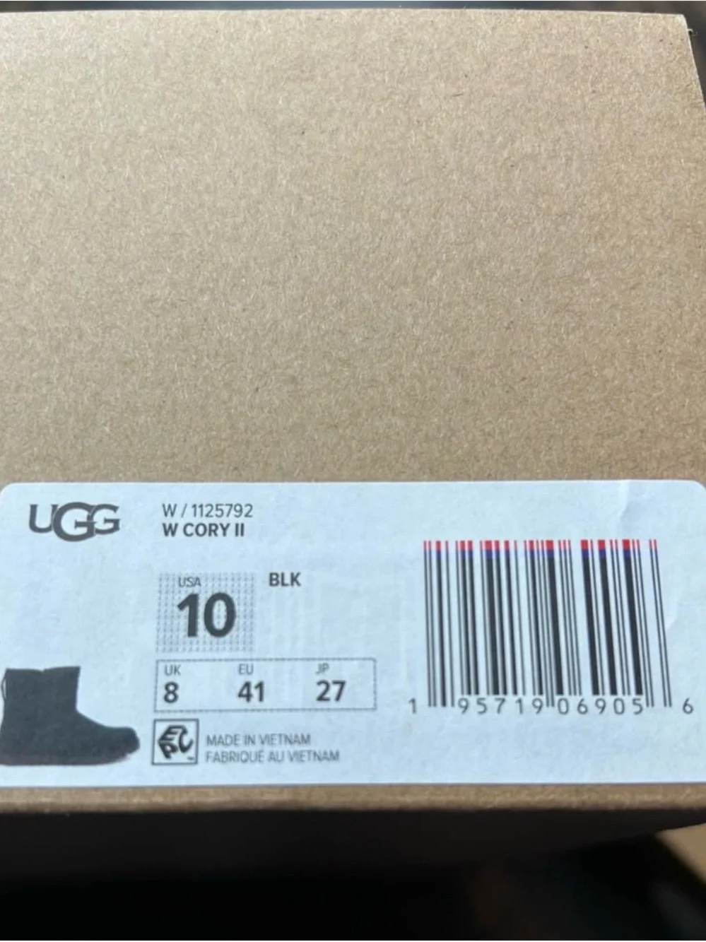 NIB UGG Cory II Genuine Suede Women's Boots Size 10